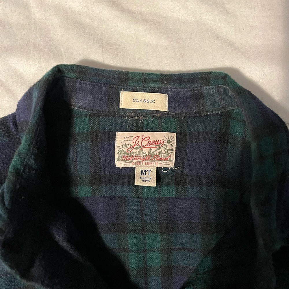 J.Crew Black Watch Flannel (Medium Tall)